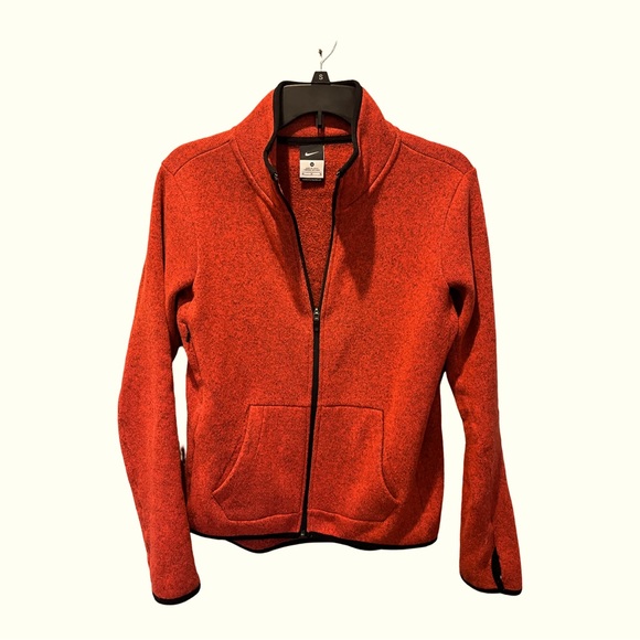 Nike burnt orange athletic sweater. - Picture 2 of 9